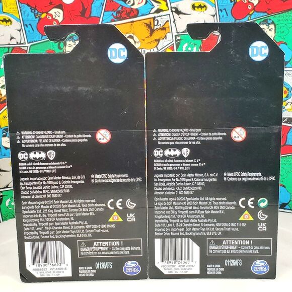 Spin Master DC Comics Universe Batman 6" Set of 2 Action Figures New - Picture 2 of 2